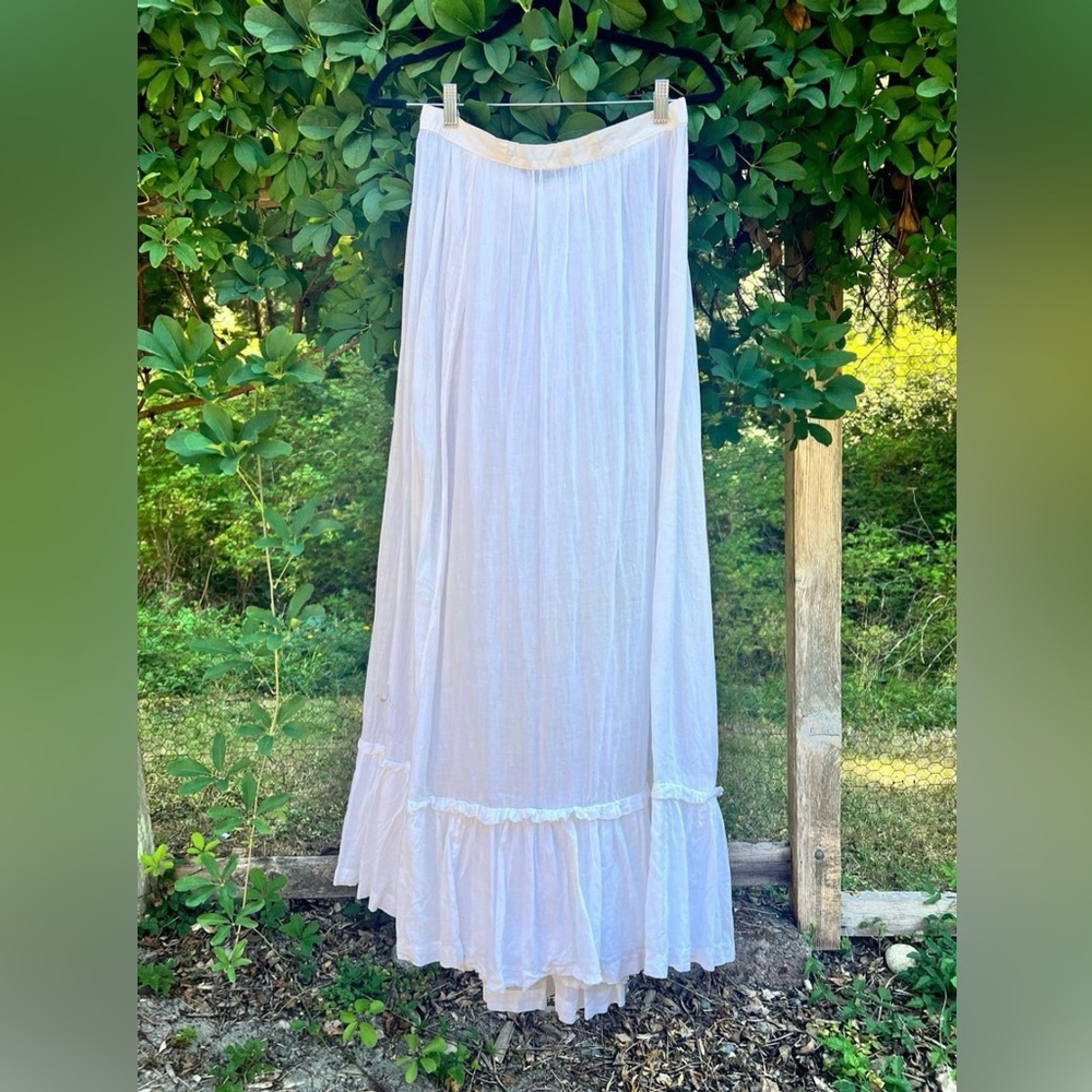 1900s Antique Edwardian Petticoat Skirt